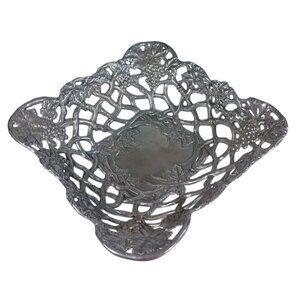 Arthur Court 1996 Large Reticulated Grapevine Bread Fruit Centerpiece Basket Vtg